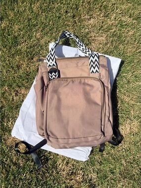 Backpack with Chevron Strap